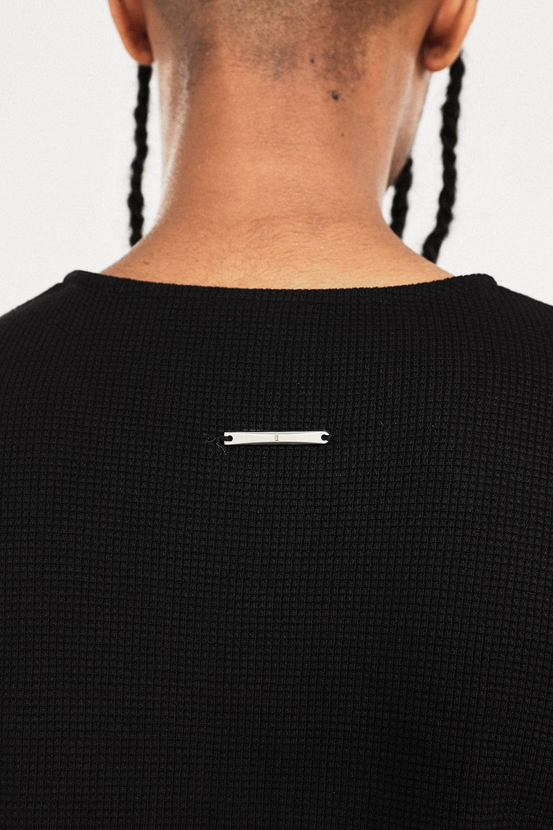 Quarter Zip Waffle Sweatshirt