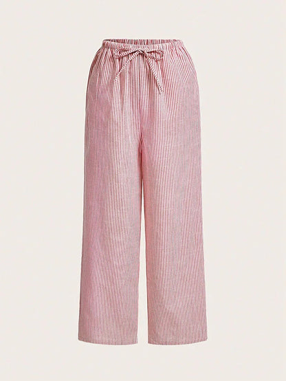 Striped School Season Daily Wear Pant