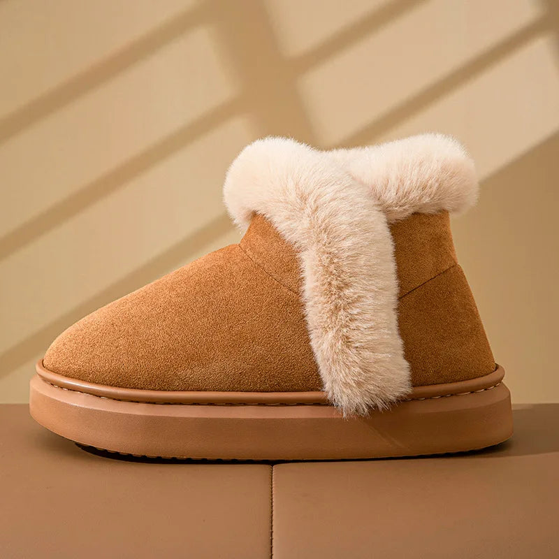 Fur Fluffy Cozy Soft Plush Fuzzy Snow Boot