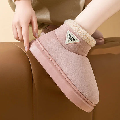 Fur Fluffy Cozy Soft Plush Fuzzy Snow Boot