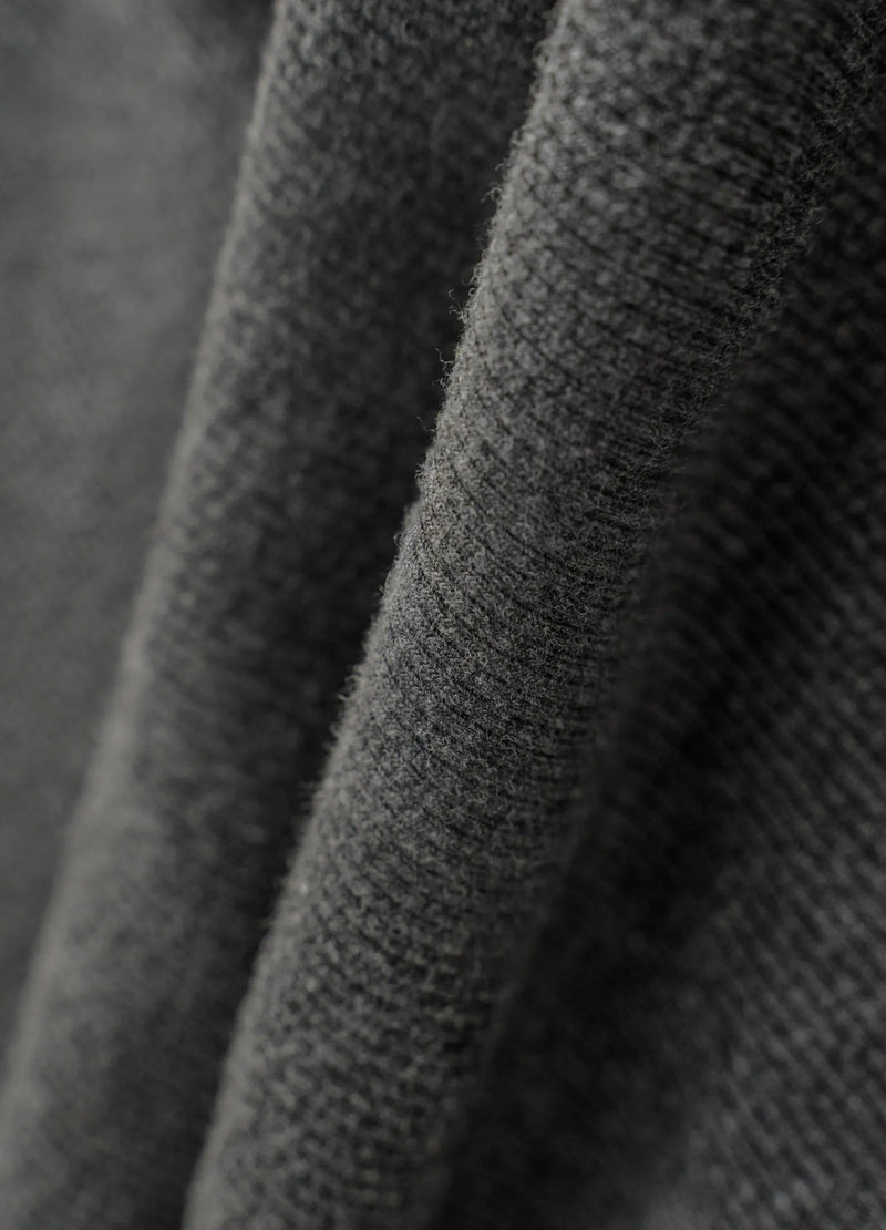 Ribbed T-shirt With Contrast Stitching