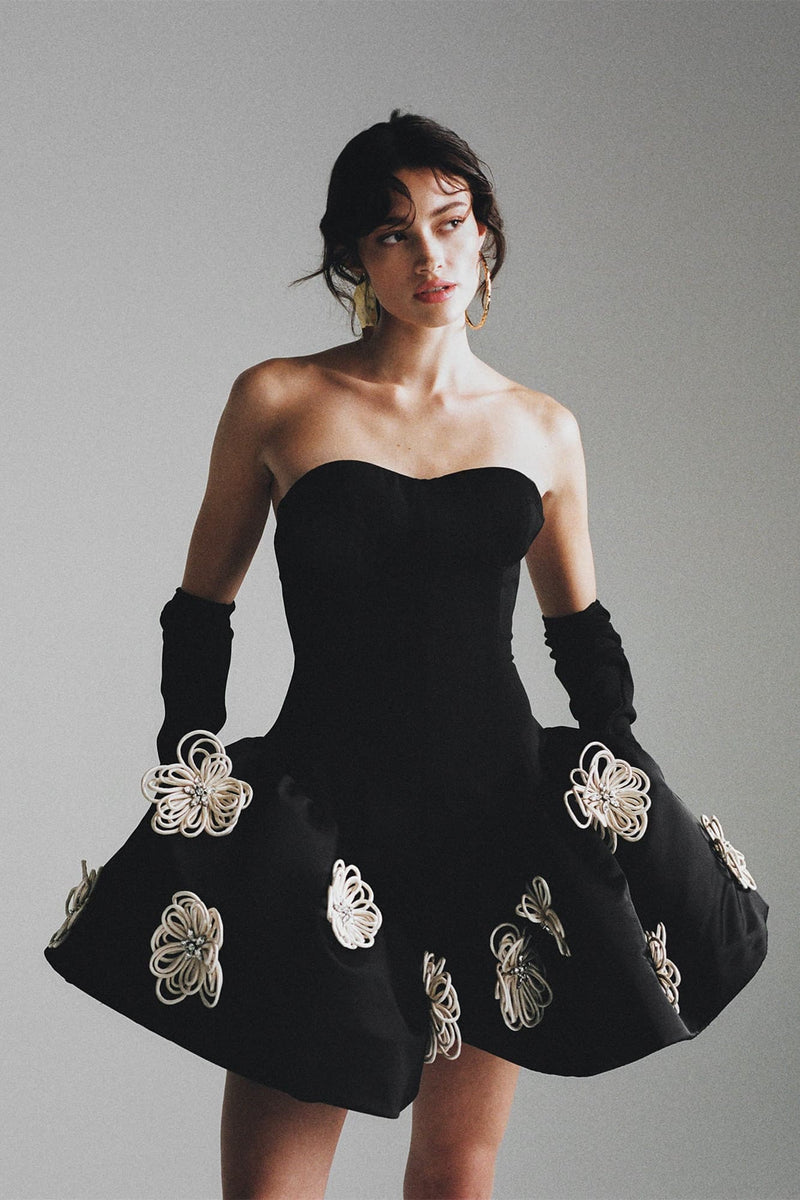 Leona Applique Corset Mini Dress