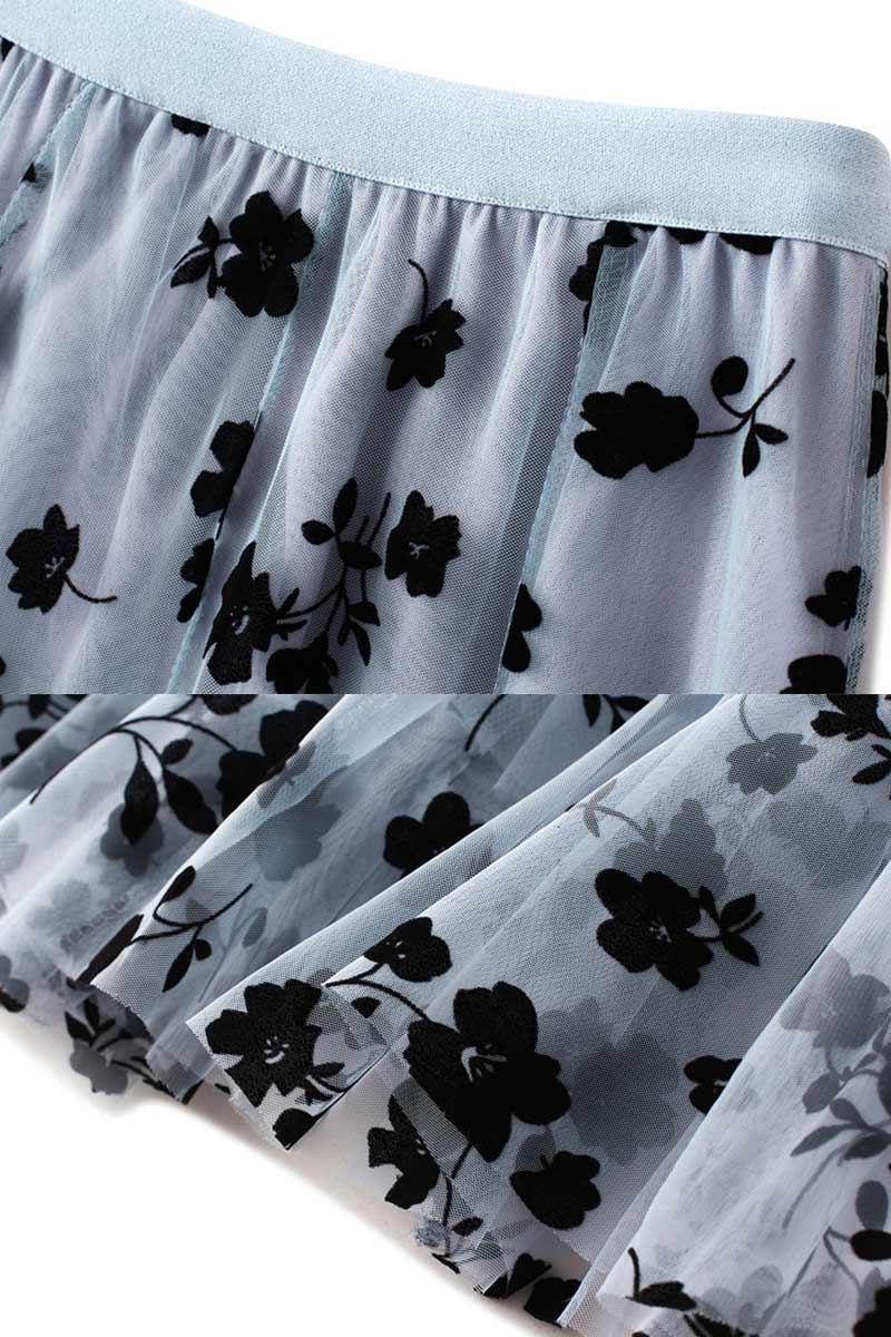 Patched Mesh Skirt
