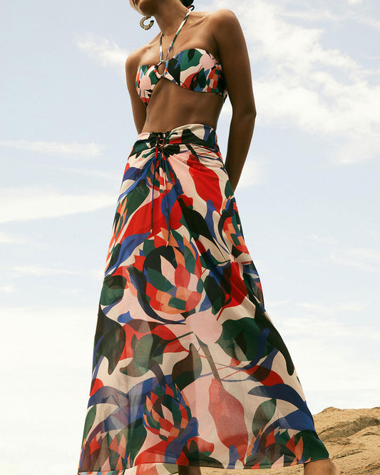 Beach Bikini and Skirt