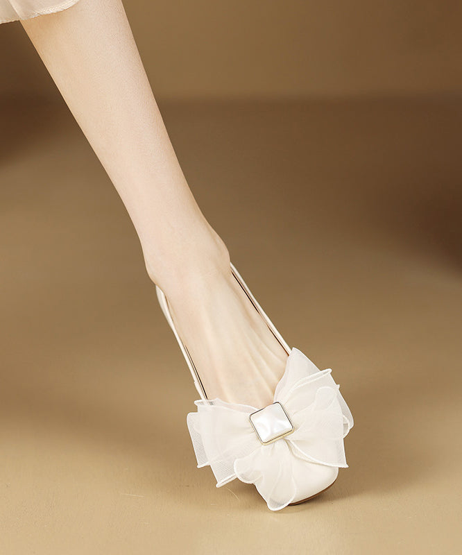 Flat Splicing Black for Shoes Bow