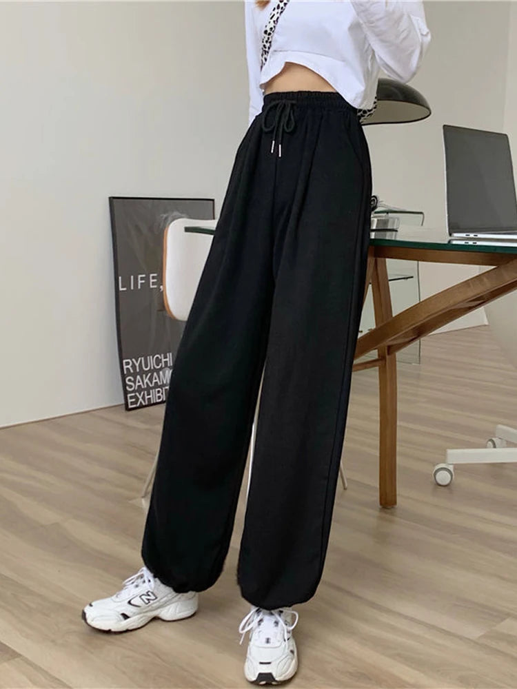 Loose Thin Gray Sporting Sweatpants