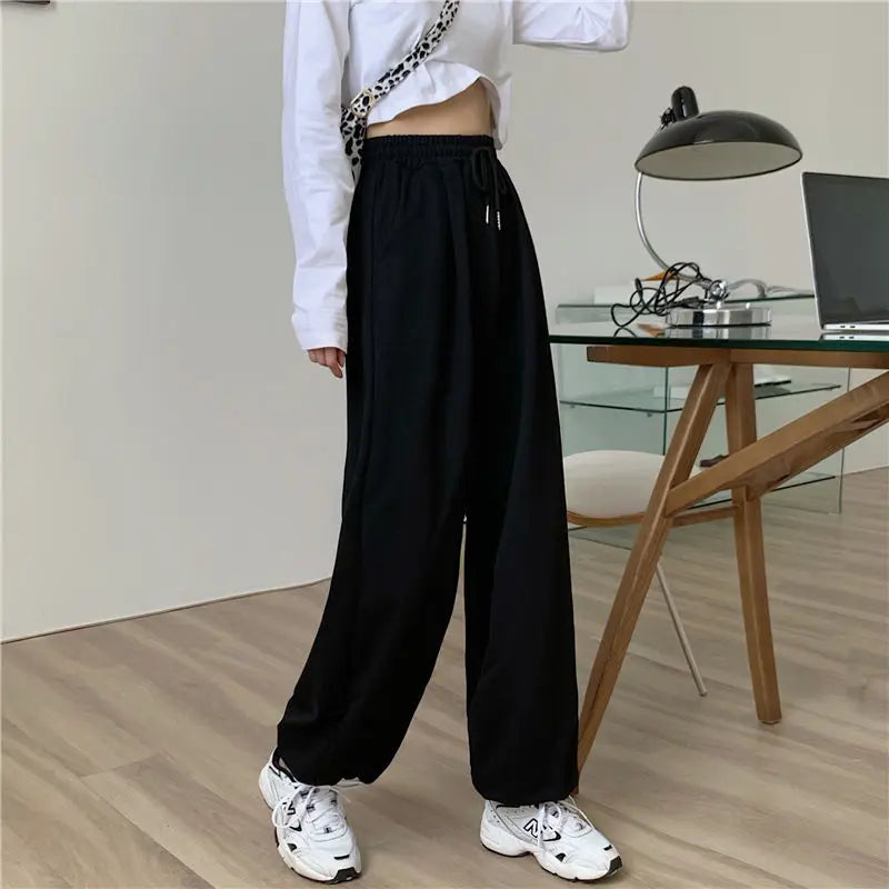 Loose Thin Gray Sporting Sweatpants