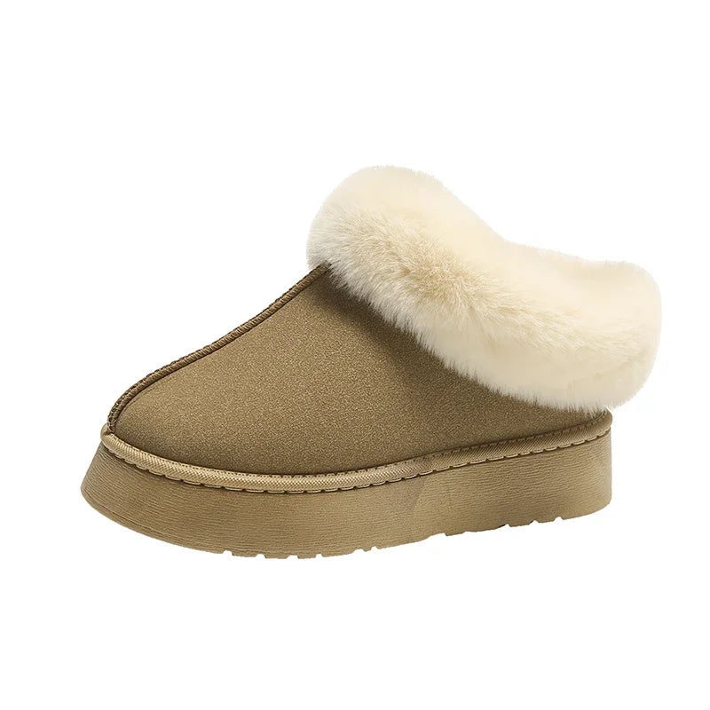 Faux Fur Non-slip Warm Short Comfortable Platform Snow Boot