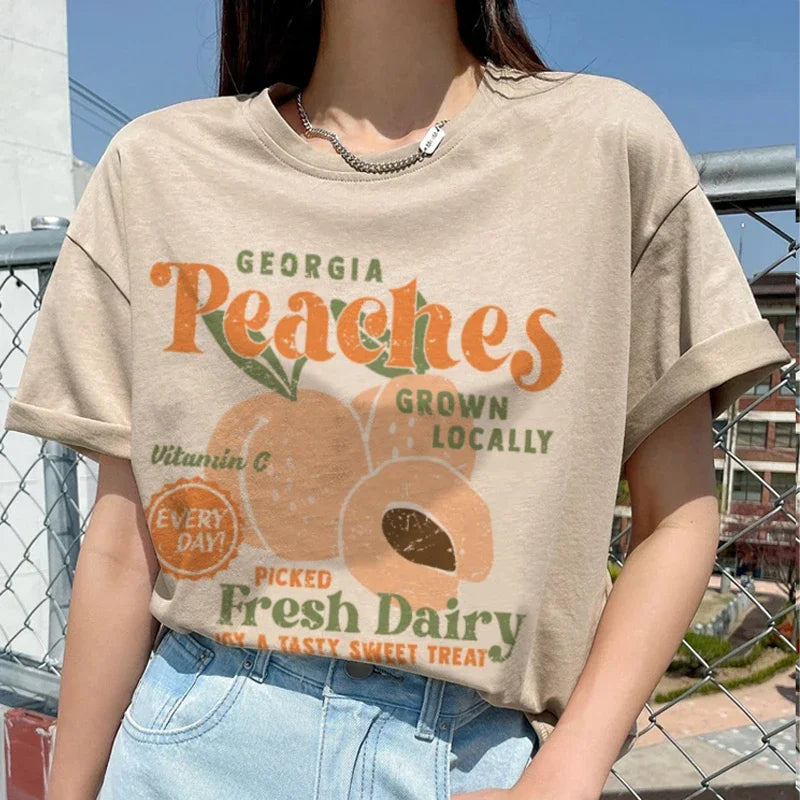 90s Retro Peach T-shirt