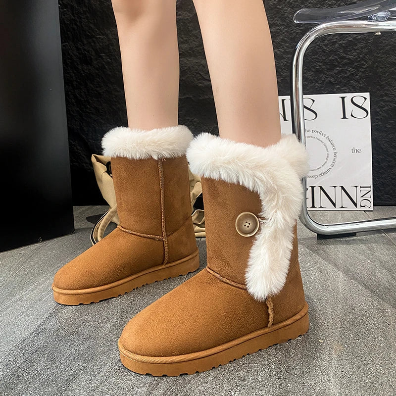 Warm Versatile Mid-calf Snow Boot