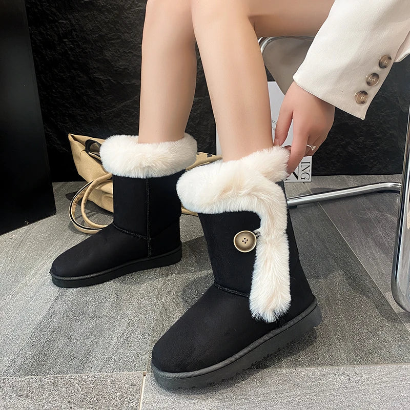 Warm Versatile Mid-calf Snow Boot
