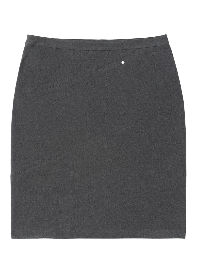 Charcoal Pencil Mini Skirt