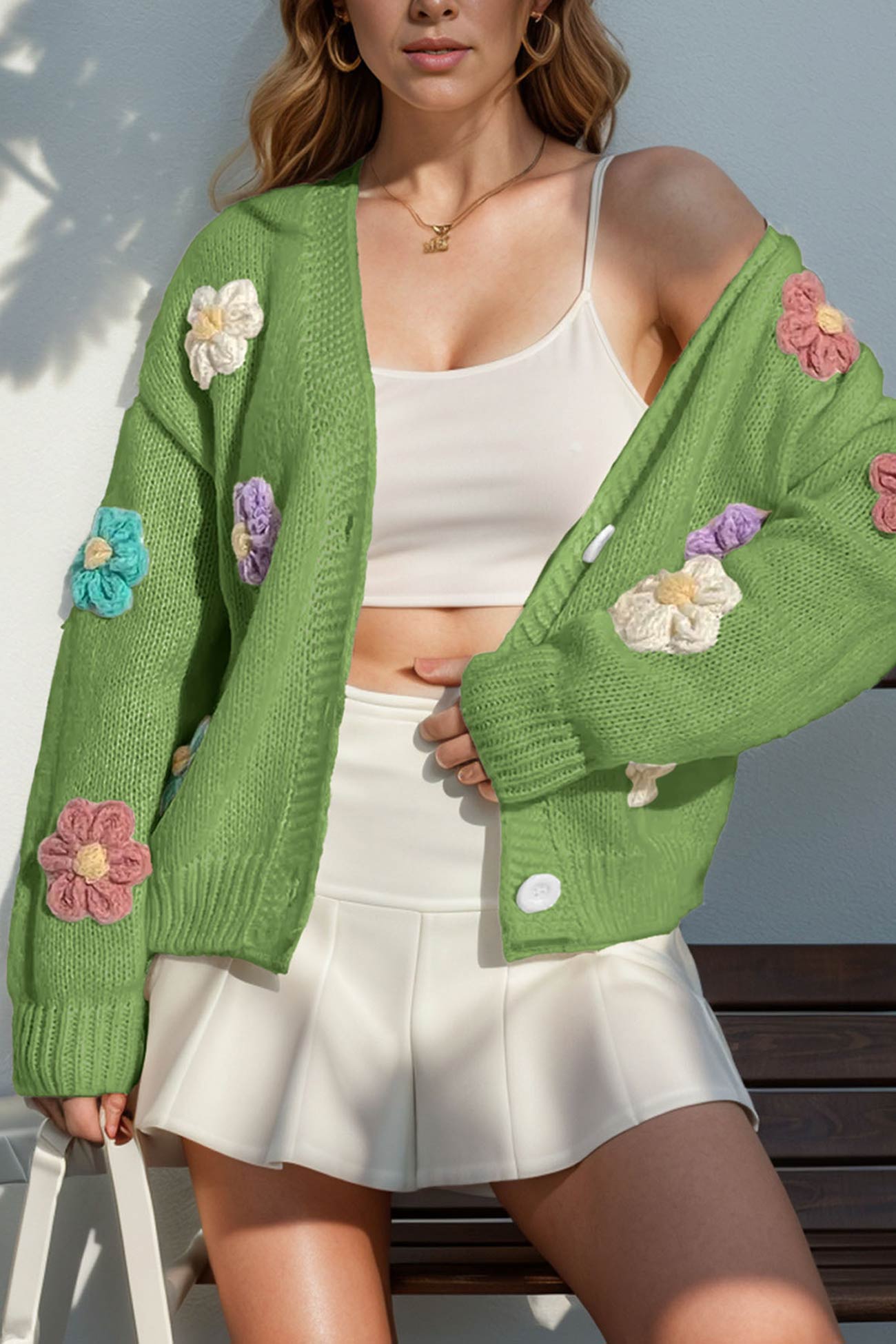 Crochet Button-deon Cardigan