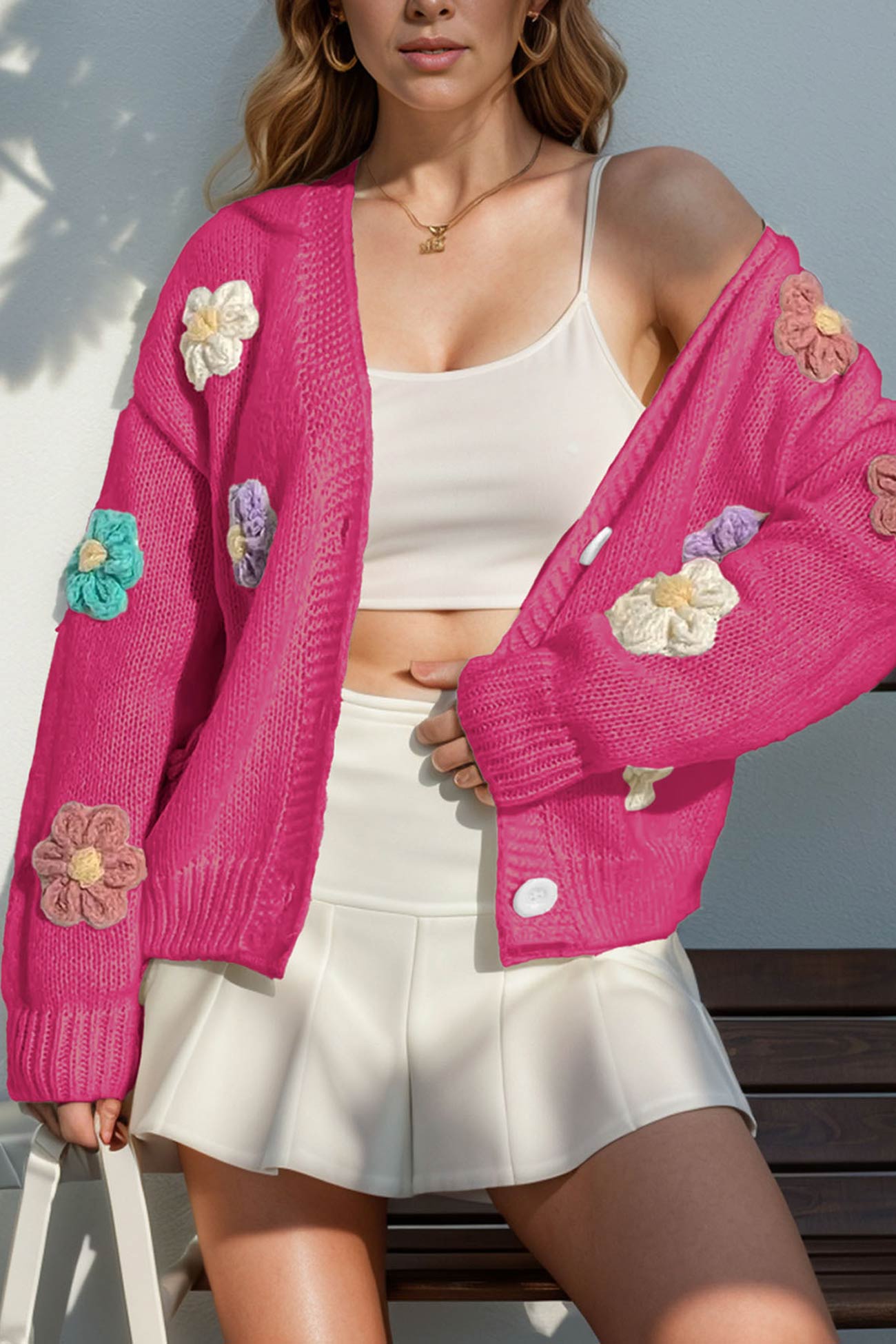 Crochet Button-deon Cardigan