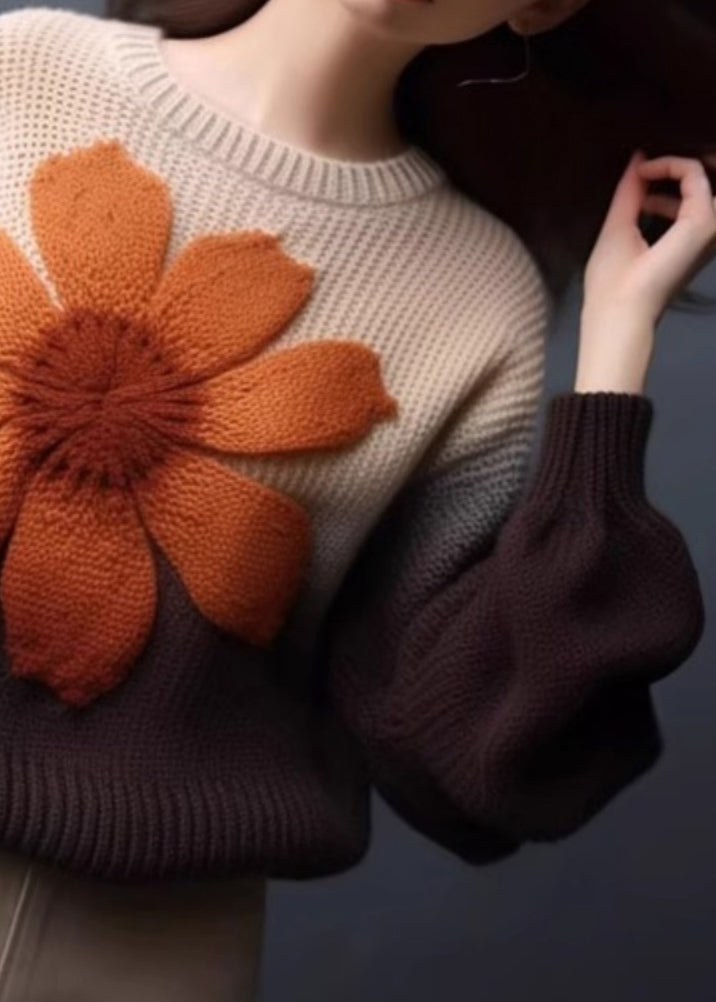 Gradient Color Cozy Knit Pullover Sweaters Winter Wx024