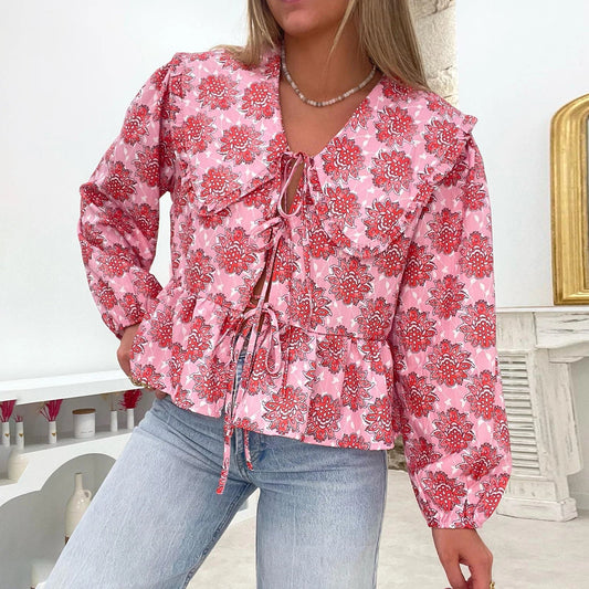 Babydoll Ruffled Blouse