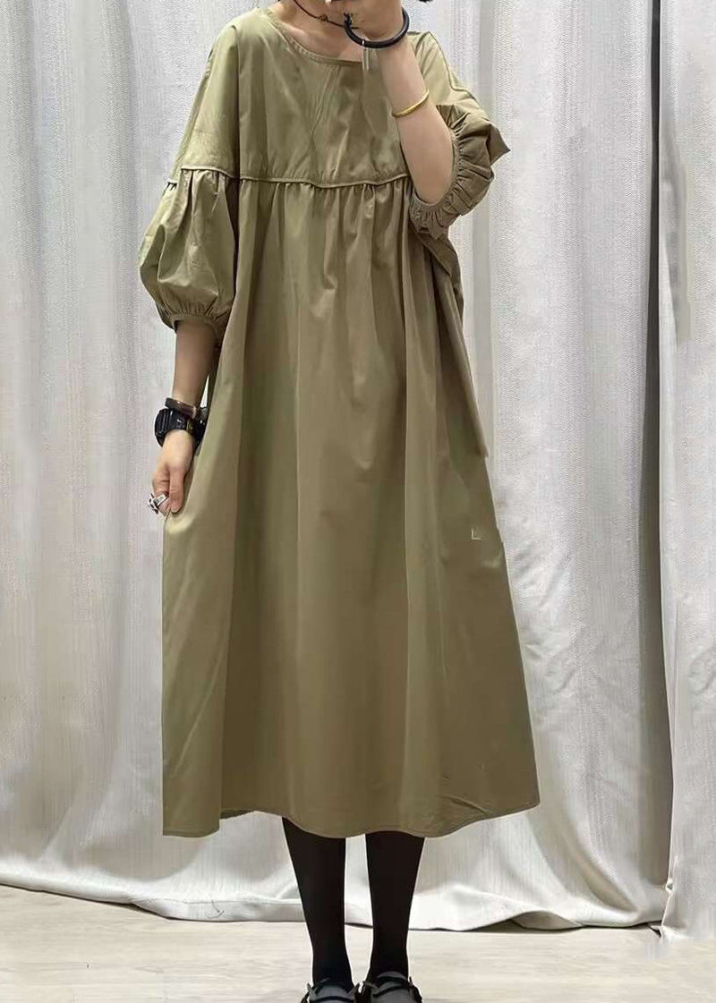 French Black O-neck Patchwork Long Dresses Summer Gh1010
