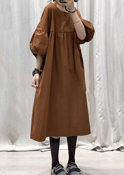 French Black O-neck Patchwork Long Dresses Summer Gh1010