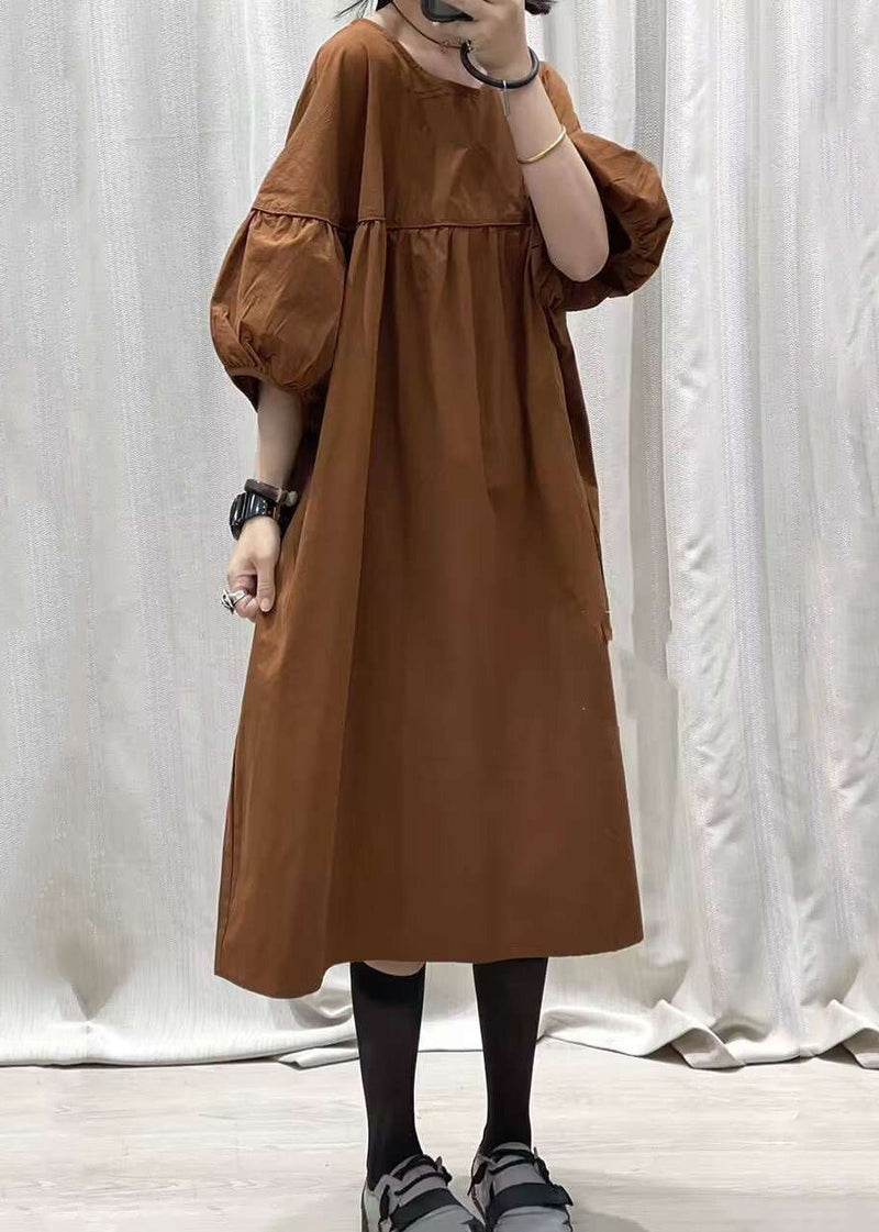 French Black O-neck Patchwork Long Dresses Summer Gh1010