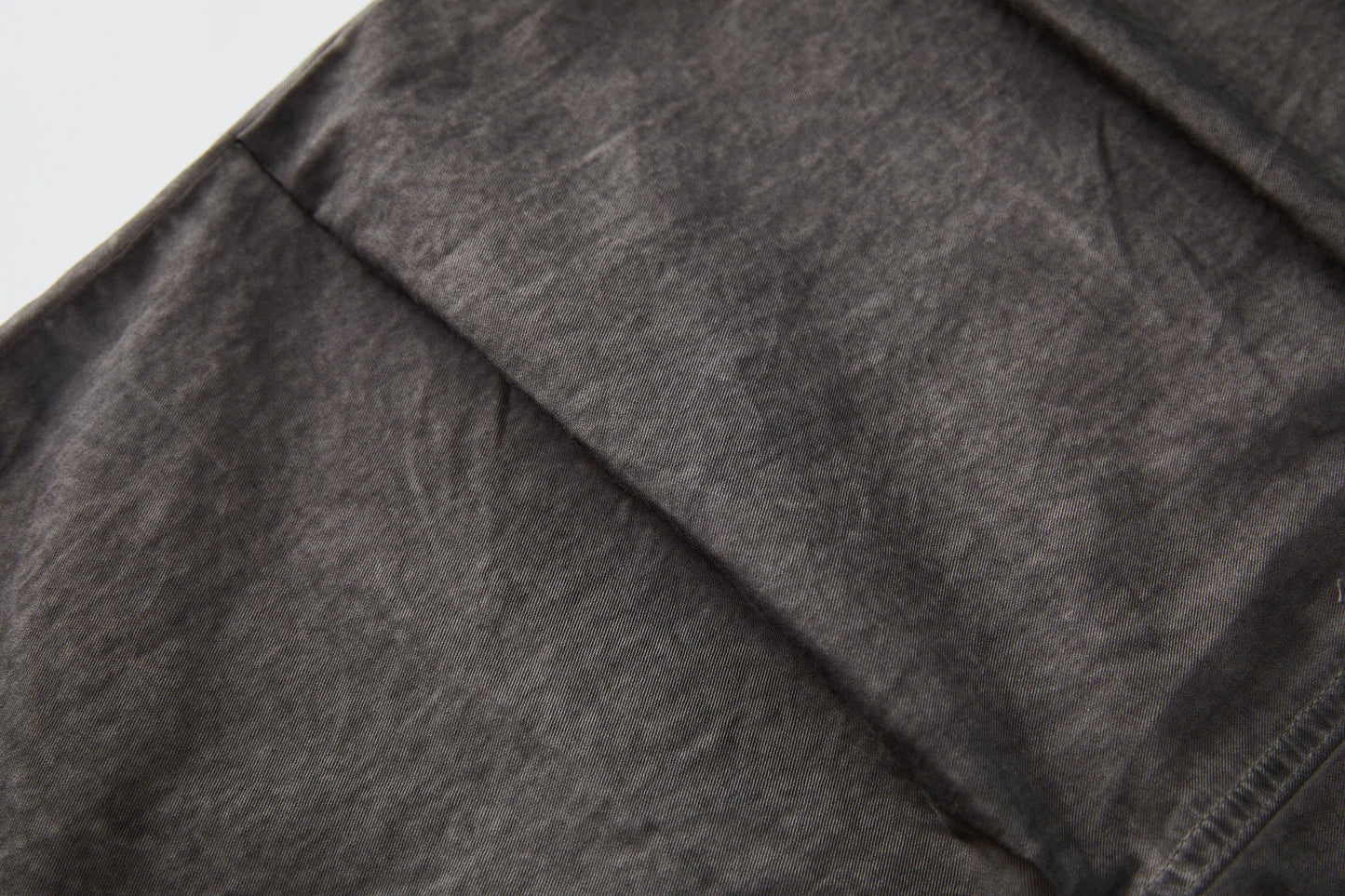 Multi-pocket Crinkled Drawstring Cargo Pants