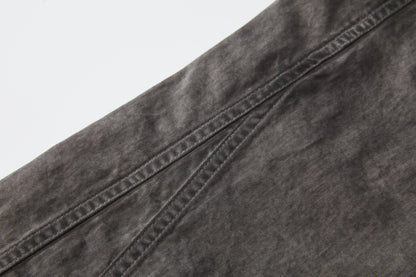 Multi-pocket Crinkled Drawstring Cargo Pants