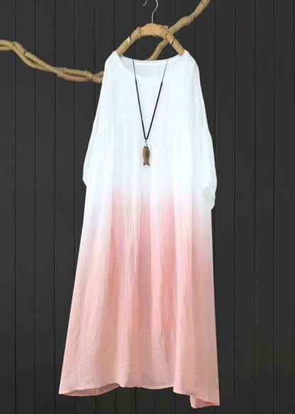 Gradient Color Brown Cozy Holiday Maxi Dress Summer Gh1089