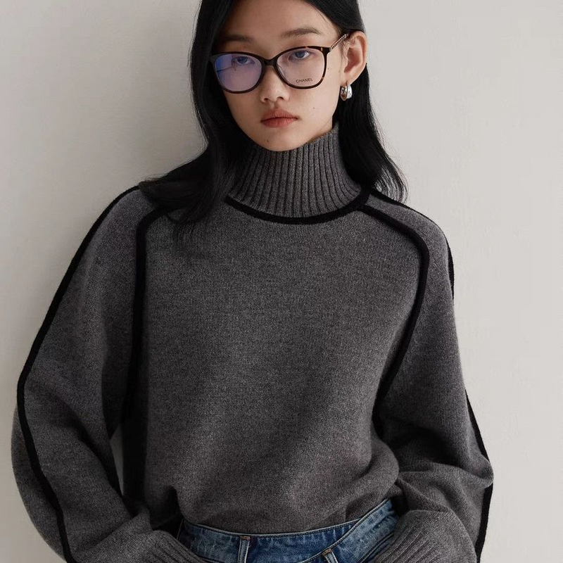 Kaeliryn – Soft Cashmere-like Turtleneck Sweater