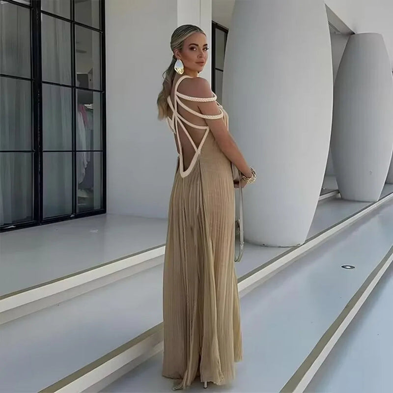 Bohemia Holiday Dress Loose Long Dresses Summer Party Dress