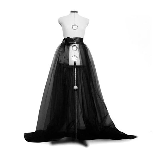 Tulle Tutu Long Skirt Wedding Party Prom Bandage Mesh Maxi Skirt Color Skirts Lace Up Bandage Skirts
