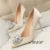 Shoes Rhinestone Pumps Stiletto Shoes High Heels Wedding Shoes Luxurious Heels Party Shoes Female