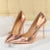 10.5cm High Heels Blue Green Valentine Pumps Glossy Stripper Stiletto Wedding Bridal Fetish Shoes 43