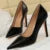 Shoes Rivet Woman Pumps New High Heels Stiletto Pu Leather Heels Party Shoes Female Heel 43