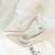 Shoes Mesh Hollow Lace Woman Pumps Spring Heels Party Shoes Thin Stiletto Heels Shoes 6 Colour