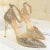 Shoes Heels New Woman Pumps Sequins High Heels Shoes Shoes Gold Sliver Stiletto Heels Sandals