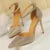 Shoes Shiny Rhinestones High Heels Shoes Pumps Stiletto Sweet Heels Wedding Shoes Sandals 10 Cm