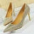 Shoes Rhinestone Woman Pumps Wedding Shoes Basic Pump Stiletto Heels 10cm 7cm Heeled Shoes High Heels