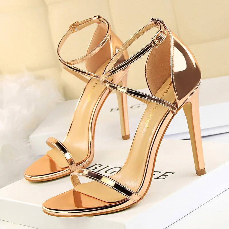 Shoes Buckle Strap High Heels New Heels Sandals Stiletto 11cm Heels Party Shoes Pumps Shoes