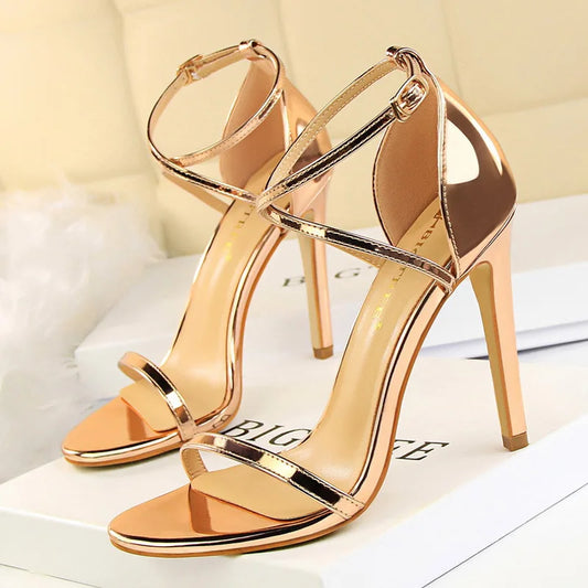 Shoes Buckle Strap High Heels New Heels Sandals Stiletto 11cm Heels Party Shoes Pumps Shoes