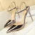 Shoes High Heels Shoes Patent Leather Woman Pumps Heels Blue Sliver Stiletto Heels Sandals