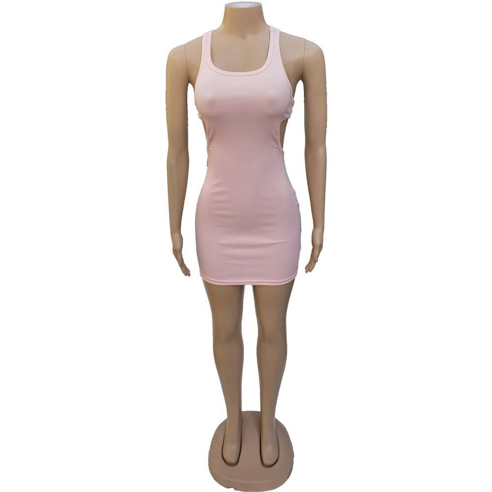 Mini Dress Summer Plain White Black T Shirt Dresses for