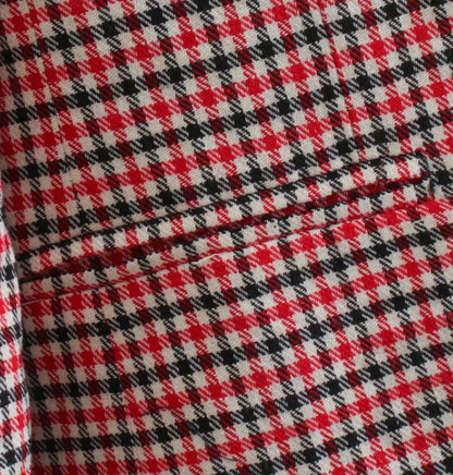 Fall Blazer Jacket Tops Office Wear Korean Plaid Blazer Orange Long Blazer Coat