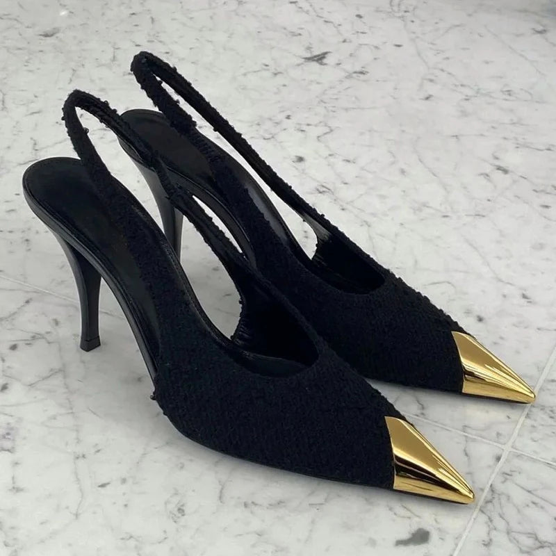 New Pointed Toe Buckle Pumps Super Stiletto High Heels Party Wedding Shoes Femmes Chaussures