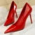 Shoes Woman Pumps Patent Leather High Heels Stiletto Heels Occupation Ol Office Shoes Heels 43