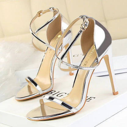 Shoes Buckle Strap High Heels New Heels Sandals Stiletto 11cm Heels Party Shoes Pumps Shoes