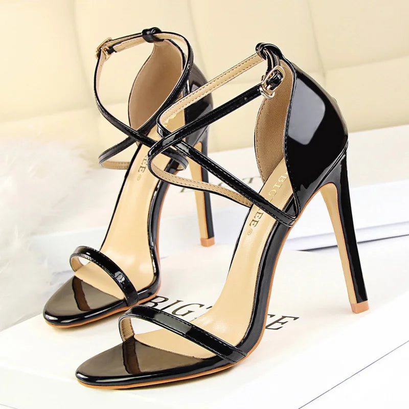Shoes Buckle Strap High Heels New Heels Sandals Stiletto 11cm Heels Party Shoes Pumps Shoes