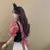 Lace Up Backless Top Youth Woman Blouses Short Sleeve Summer Shirt Low Cut New