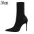 New Socks Boots Ankle Boots for Boots Balck Pointed Toe Elastic Heels Shoes Fetish Autumn Winter Female Shoes