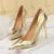10.5cm High Heels Blue Green Valentine Pumps Glossy Stripper Stiletto Wedding Bridal Fetish Shoes 43