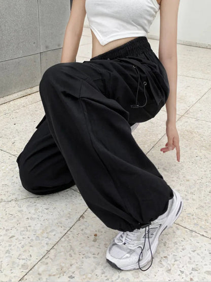 Harajuku Parachute Baggy Cargo Y2k Edgy Jogging Pant