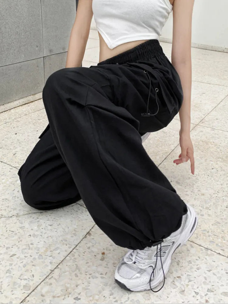 Harajuku Parachute Baggy Cargo Y2k Edgy Jogging Pant